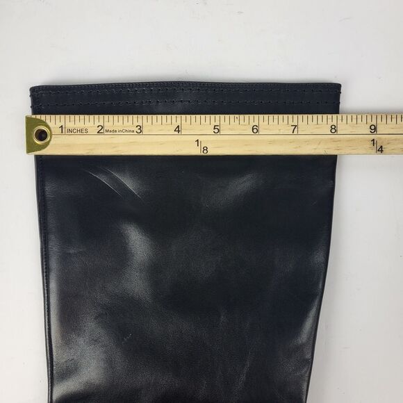 Vince Camuto Vuliann all Boots Knee high Black Leather 8M - Picture 9 of 14